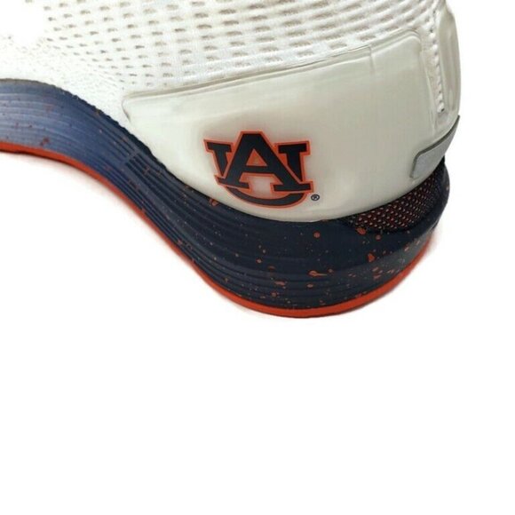 Under Armour HOVR Sonic Auburn Tigers Running Sneakers Shoes White Mens 8.5 - Picture 4 of 10